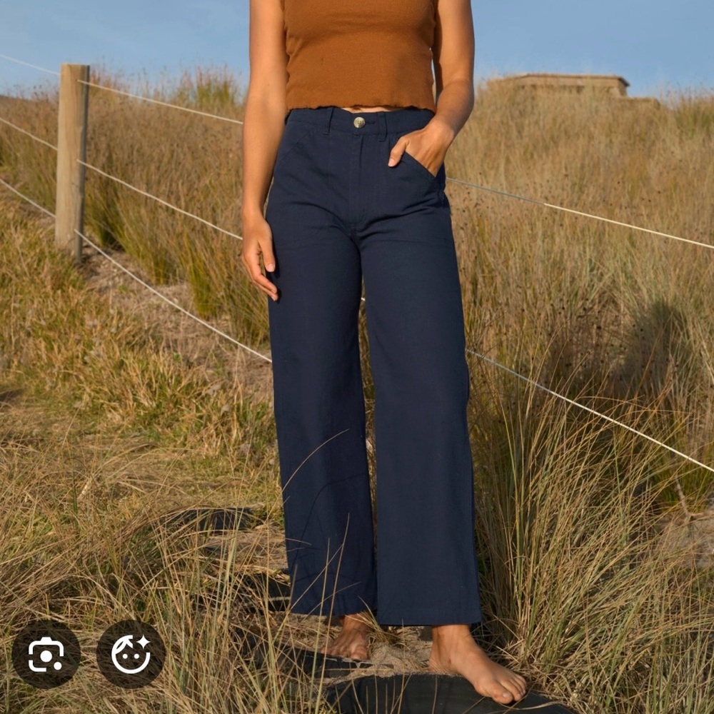 Navy Indigo Painter Pants